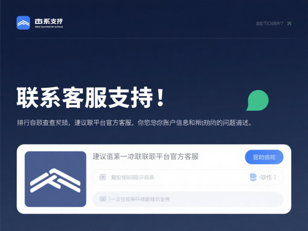 联系客服支持：如果自行检查无果，建议第一时间联系平