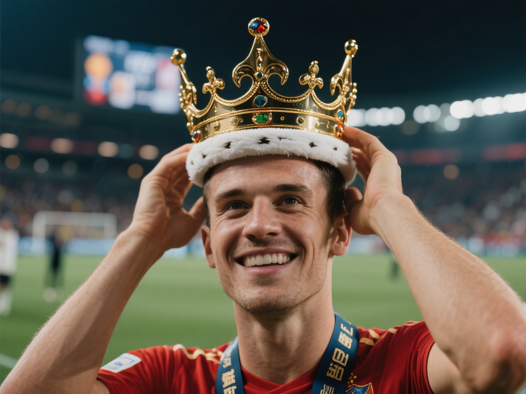 在体育的世界里，每一个胜利都像是一顶无形的皇冠，象