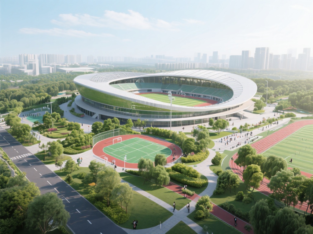 此外，体育新城的设计还充分考虑了绿色环保理念。场馆